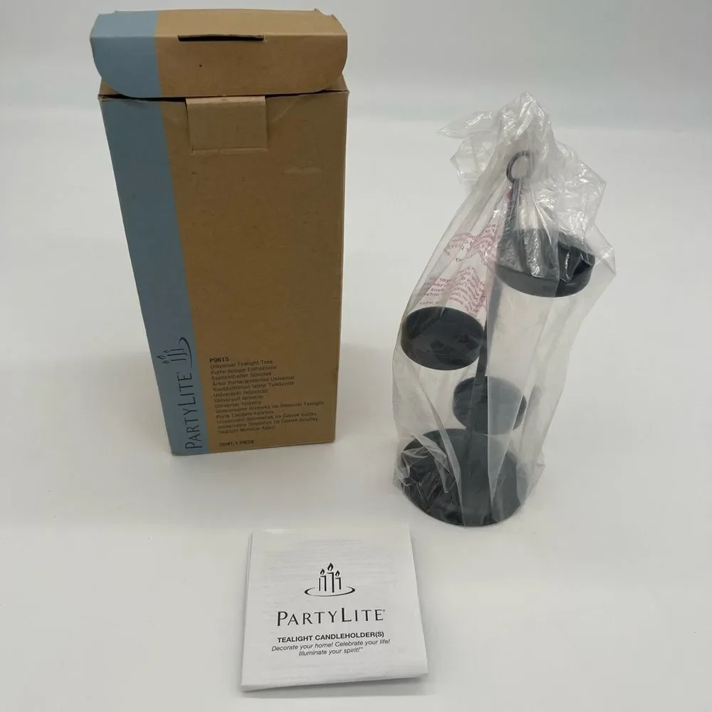 New Partylite 3 Tea Candle Holder